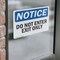 Signmission Do Not Enter Exit Only OSHA Notice Sign, Vinyl Decal, 10in W x 7in L, 2PK OS-2PACK-NS-D-710-L-11184 - alternate 6